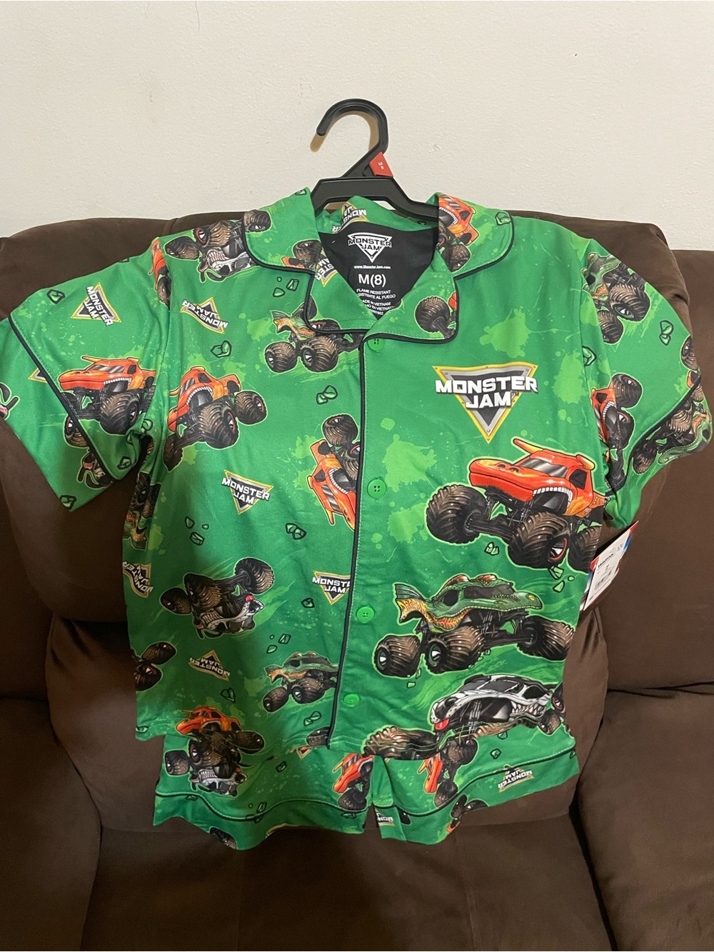 Monster Jam Pajama Set, NEW